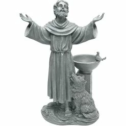Best Sale โ๏ธ Design Toscano St. Francis's Garden Blessing Sculpture ๐