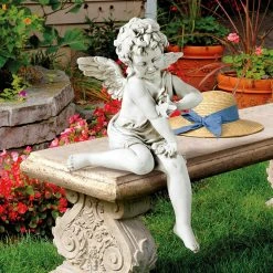 Hot Sale 😀 Design Toscano Peaceful Presence Angel Sitter Garden Statue 🤩 -Patio Shop unnamed file 377
