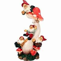 Discount 😍 Design Toscano Mushroom Madness Garden Gnome Statue 😀