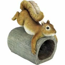 Patio Shop 20 Flash Sale 🌟 Design Toscano Crash The Squirrel Gutter Guardian Downspout Statue ❤️
