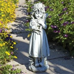 Promo 😍 Joseph's Studio Garden Angel With Lamb Statue 🤩
