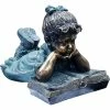 Cheap ⌛ Alpine Girl Lying Down Reading Book Statue 16 In. ⌛ -Patio Shop unnamed file 452