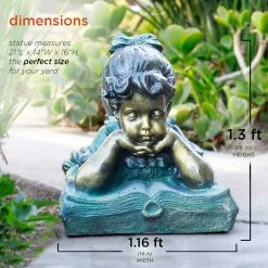 Cheap ⌛ Alpine Girl Lying Down Reading Book Statue 16 In. ⌛ 11 Cheap ⌛ Alpine Girl Lying Down Reading Book Statue 16 In. ⌛ -Patio Shop unnamed file 454
