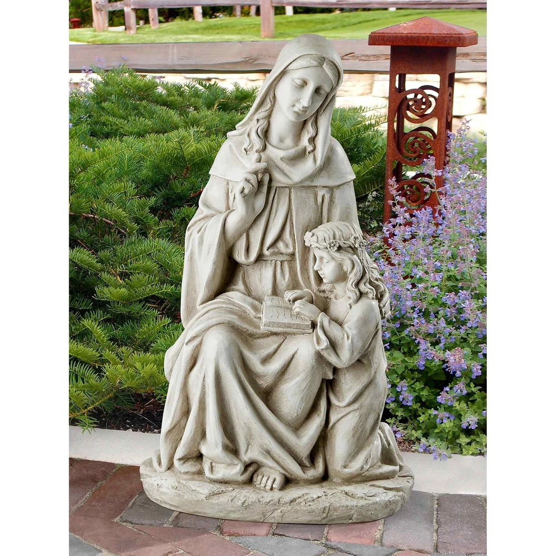 Deals 🥰 Design Toscano St. Anne With The Young Mary, 👩 Mother Of Jesus Statue ⌛ 6 Deals 🥰 Design Toscano St. Anne With The Young Mary, 👩 Mother Of Jesus Statue ⌛ - Image 4
