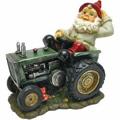 Deals 💯 Design Toscano Plowing Pete On His Tractor Garden Gnome Statue 👍