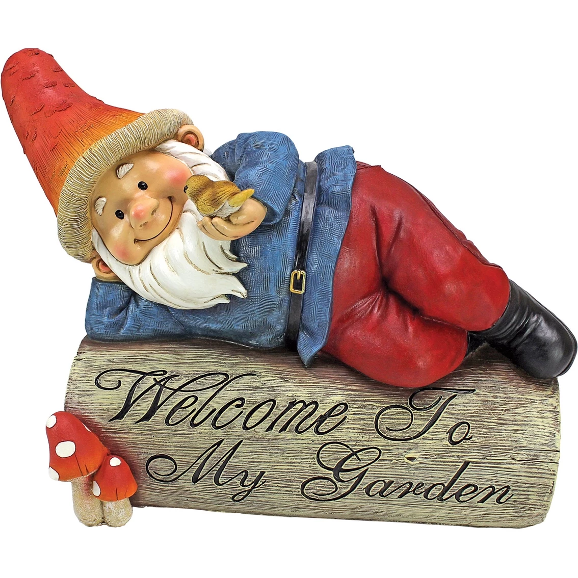 New ๐ Design Toscano Gideon Garden Gnome Welcome Sign Statue ๐ 3 New ๐ Design Toscano Gideon Garden Gnome Welcome Sign Statue ๐