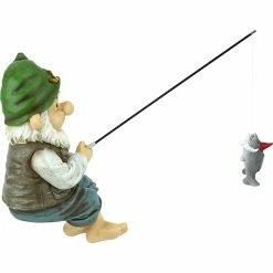 Discount 🧨 Design Toscano Ziggy Fishing Gnome Garden Sitter Statue 🎉 -Patio Shop unnamed file 576