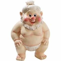 New 👍 Design Toscano Sumo Far East Garden Fighters Gnome Statue 🥰