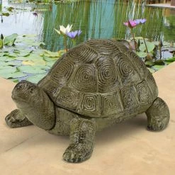 Cheap ⌛ Design Toscano Aesop's Turtle Cast Iron Statue ✔️ -Patio Shop unnamed file 618