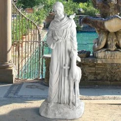 Hot Sale 🤩 Design Toscano Saint Francis Of Assisi, Patron Saint Of Animals Garden Statue 🔥 -Patio Shop unnamed file 667