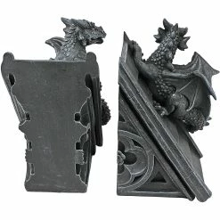 Discount ⌛ Design Toscano Gothic Castle Dragons Sculptural Bookends 🔥 -Patio Shop unnamed file 670