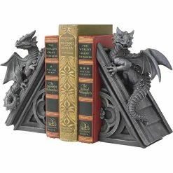 Discount ⌛ Design Toscano Gothic Castle Dragons Sculptural Bookends 🔥 -Patio Shop unnamed file 671