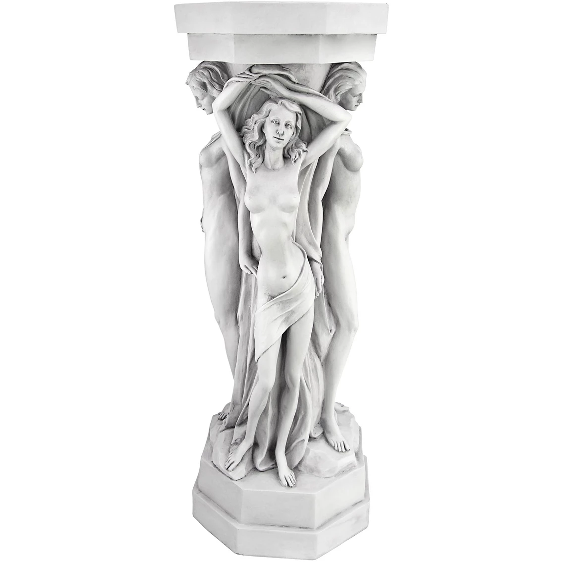 Wholesale 🔥 Design Toscano Column Of The Maenads Sculptural Pedestal 💯 3 Wholesale 🔥 Design Toscano Column Of The Maenads Sculptural Pedestal 💯