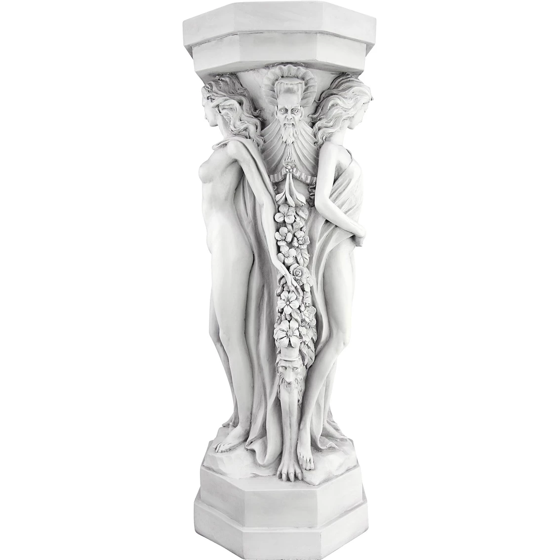 Wholesale 🔥 Design Toscano Column Of The Maenads Sculptural Pedestal 💯 6 Wholesale 🔥 Design Toscano Column Of The Maenads Sculptural Pedestal 💯 - Image 4