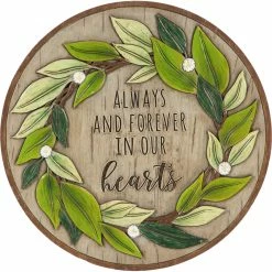 Budget 😀 Evergreen 10.75 In. Wreath Memorial Garden Stone 🛒