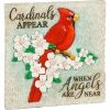 Flash Sale ✔️ Evergreen 10.5 In. Cardinals Appear When Angels Are Near Garden Stone ⌛
