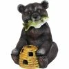 Outlet 🔔 Exhart Solar Bear With A Fish And Bee Hive Garden Statue 12 In. 😉 -Patio Shop unnamed file 742