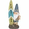 Coupon 💯 Exhart Solar Good Time 🏄 Surfing Beach Bum Bob Gnome Statue 18 In. 🥰