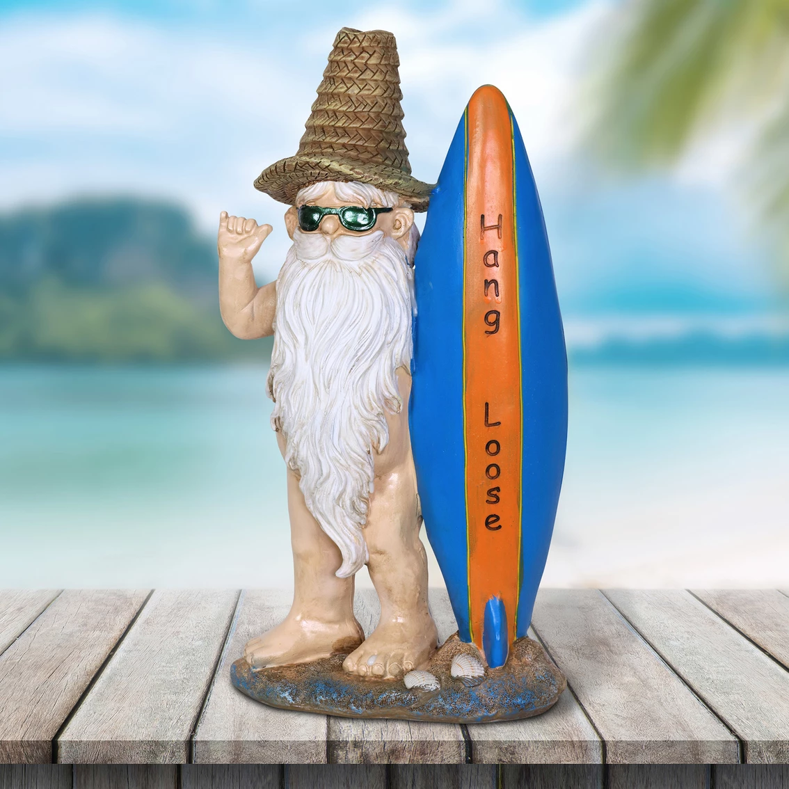 Hot Sale 🥰 Exhart Good Time Naked Ned Surfer Garden Gnome Statue 13 In. 🤩 4 Hot Sale 🥰 Exhart Good Time Naked Ned Surfer Garden Gnome Statue 13 In. 🤩 - Image 2
