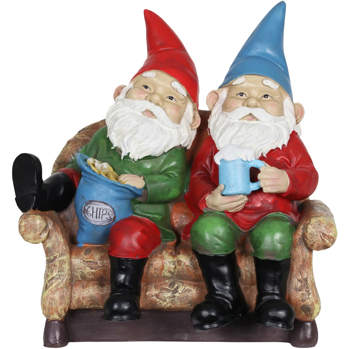 Best deal π₯ Exhart Solar Good Time Lazy Couch Potato Gnomes Eating Chips And Beer Garden Statue π₯ 3 Best deal π₯ Exhart Solar Good Time Lazy Couch Potato Gnomes Eating Chips And Beer Garden Statue π₯