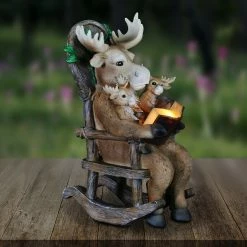 Buy 💯 Exhart Solar Moose Family Reading A Story In A Rocking Chair 12 In. Garden Statue 👍 7 Buy 💯 Exhart Solar Moose Family Reading A Story In A Rocking Chair 12 In. Garden Statue 👍 -Patio Shop unnamed file 795