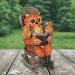 Coupon 😉 Exhart Solar Animal Reading A Book Garden Statue 😉 -Patio Shop unnamed file 861