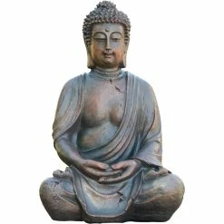 Buy ❤️ Alpine Indoor And Outdoor 15 In. Meditating Buddha Statuary Decor 😍