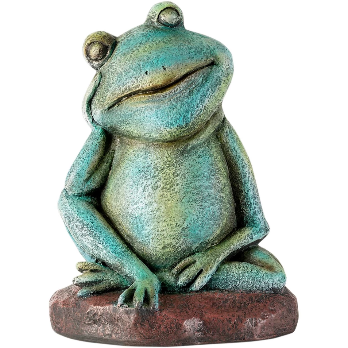 Deals ๐ Alpine 15 In. Tall Indoor/Outdoor Thinking Frog Garden Statue Decoration ๐ 3 Deals ๐ Alpine 15 In. Tall Indoor/Outdoor Thinking Frog Garden Statue Decoration ๐