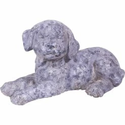 Hot Sale ⌛ Alpine 10 In. Tall Indoor/Outdoor Laying Puppy Garden Statue Decoration ✨