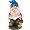 Best Sale 🎉 Alpine 14 In. Tall Outdoor Garden Gnome Reading A Book Yard Statue Decoration 🔥 -Patio Shop unnamed file 890