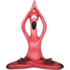Buy ✨ Exhart Meditating Yoga Flamingos Garden Statues 😍