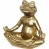 Best Sale 🧨 Exhart Goldtone Meditating Yoga Frog Garden Statue 🎁 -Patio Shop unnamed file 929