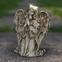 Best deal 😉 Exhart LED Halo Angel Statue With Timer 🧨 -Patio Shop unnamed file 938
