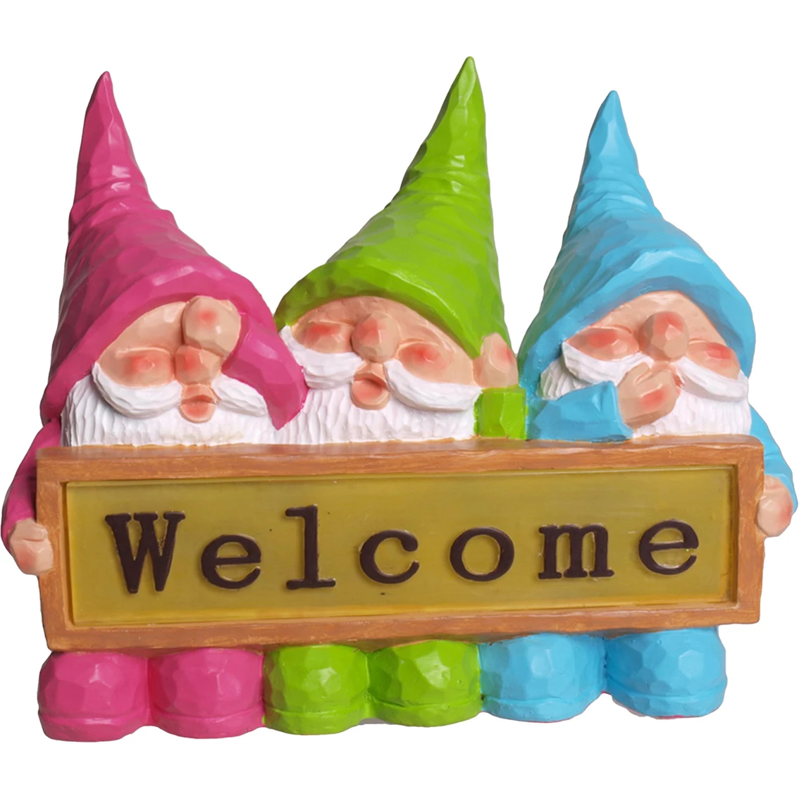 New ๐งจ Sinomart 11.5 In. Resin Welcome Gnome Solar Light โญ 3 New ๐งจ Sinomart 11.5 In. Resin Welcome Gnome Solar Light โญ