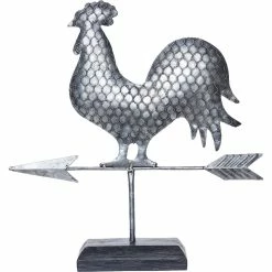 Best Pirce ⭐ Sinomart Resin Base With Metal Rooster ⭐