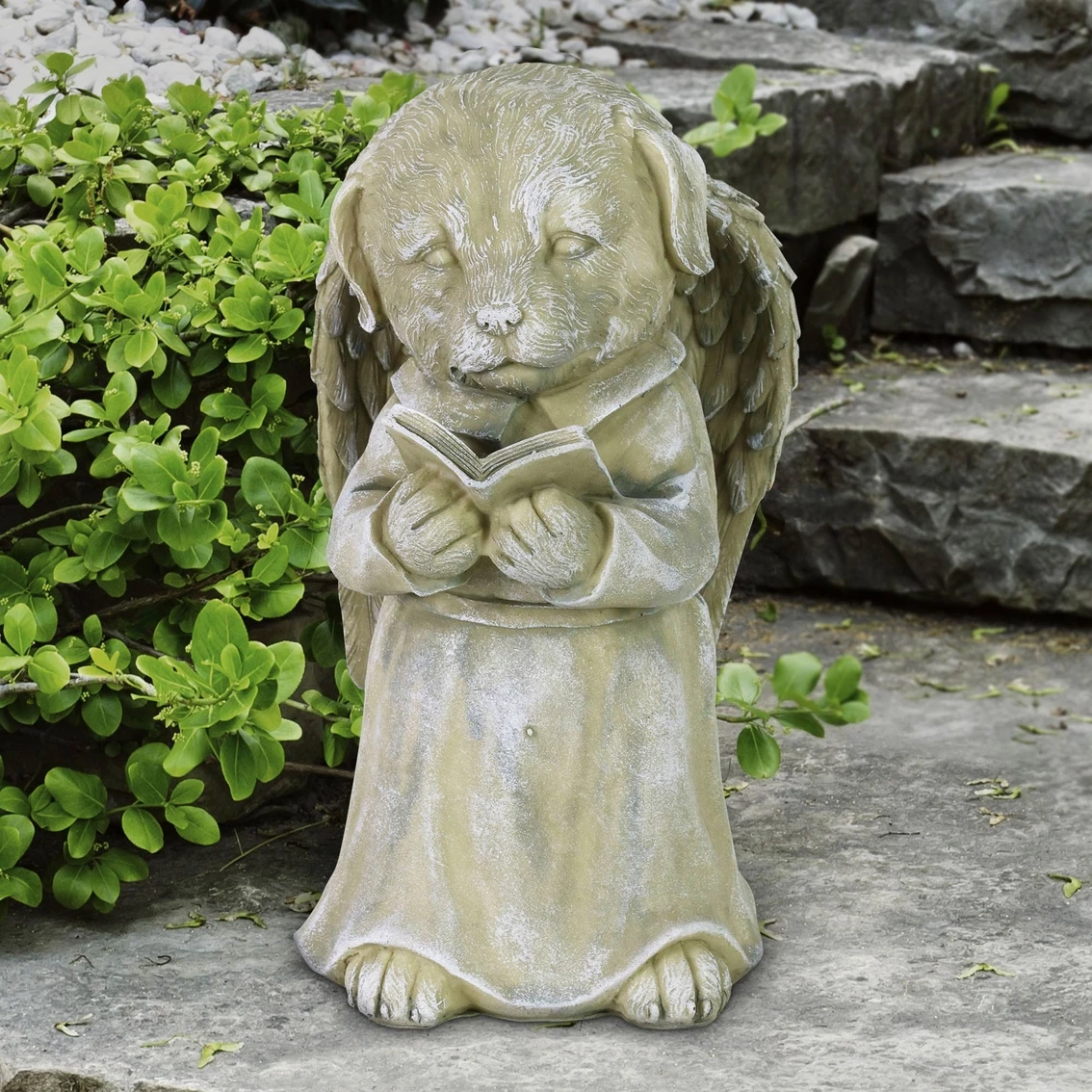 Buy 🔔 Exhart 🦮 Dog Angel Statue 9.5 In. 🎉 4 Buy 🔔 Exhart 🦮 Dog Angel Statue 9.5 In. 🎉 - Image 2
