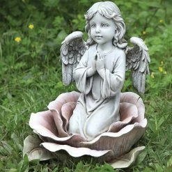 Best Pirce 🤩 Roman Joseph Studio Angel In The Rose Garden Statue 😍