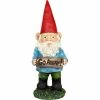 Wholesale ✨ Exhart Sign Holding Gnome Statue 13 In. 🎉