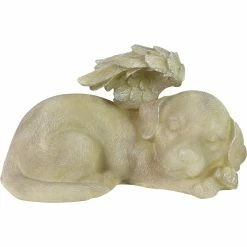 Hot Sale 🤩 Exhart Solar Sleeping Pet Angel Memorial Statue ✨