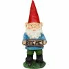 Best Sale 💯 Exhart Sign Holding Gnome Statue 13 In. 🧨