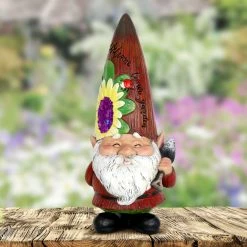 New 👏 Exhart Colorful Garden Gnome Statue With Garden Tool 👏 -Patio Shop unnamed file 972