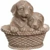 Wholesale ✔️ Sinomart Resin 🐶 Dogs In Basket 🥰
